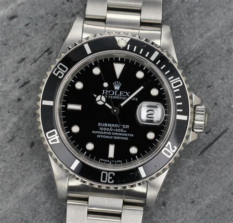 rolex submariner 16610 rrr stop production|rolex submariner 16610 specs.